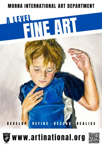 A Level Fine Art course poster