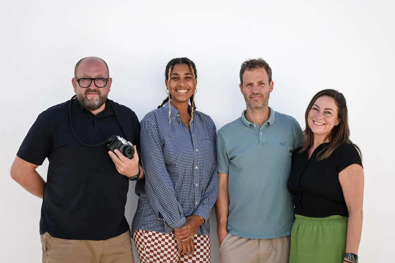 The four members of the Secondary Creative Arts & Design team standing together