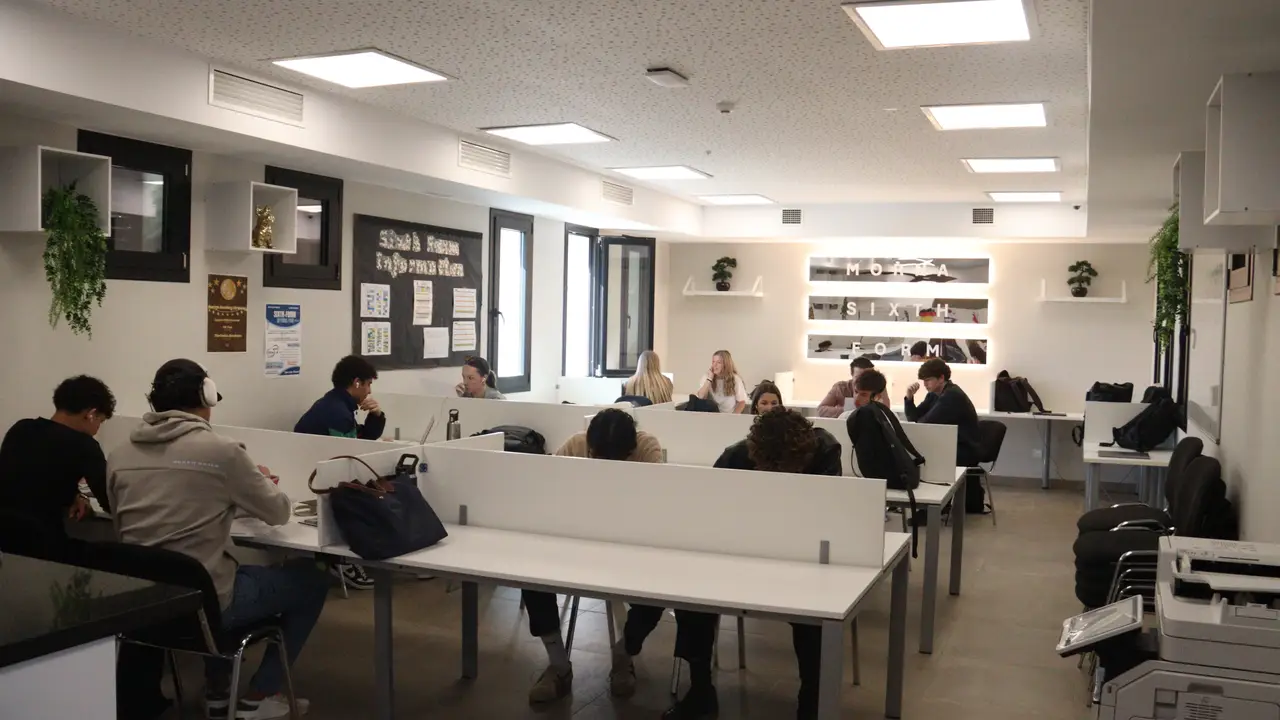 The Morna Sixth Form study room